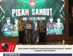 Pisah Sambut Dandim 0721/Blora Berlangsung Hangat, Tongkat Komando Resmi Berganti