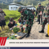 Borong Hasil Bumi,TNI Hidupkan Harapan Pedagang Papua