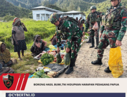 Borong Hasil Bumi,TNI Hidupkan Harapan Pedagang Papua