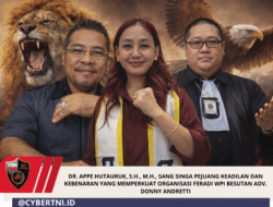 Dr. Appe Hutauruk, S.H., M.H., Sang Singa Pejuang Keadilan Dan Kebenaran Yang Memperkuat Organisasi FERADI WPI Besutan Adv. Donny Andretti