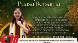 DPD FERADI WPI JAKARTA MENGADAKAN BUKA PUASA BERSAMA SABTU 21 FEB 2026