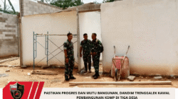 Pastikan Progres Dan Mutu Bangunan, Dandim Trenggalek Kawal Pembangunan KDMP Di Tiga Desa