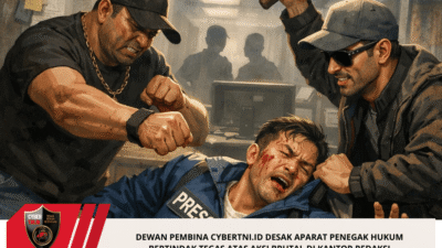 Dewan Pembina CyberTNI.id Desak Aparat Penegak Hukum Bertindak Tegas Atas Aksi Brutal Di Kantor Redaksi