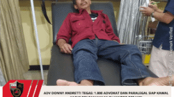 ADV DONNY ANDRETTI Tegas: 1.800 Advokat Dan Paralegal Siap Kawal Kasus Penganiayaan Di Kantor Redaksi