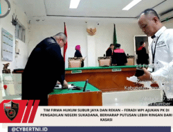 Tim Firma Hukum Subur Jaya Dan Rekan – FERADI WPI Ajukan PK Di Pengadilan Negeri Sukadana, Berharap Putusan Lebih Ringan Dari Kasasi