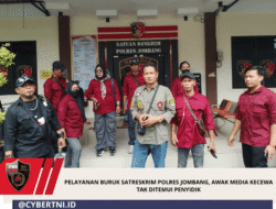 Pelayanan Buruk Satreskrim Polres Jombang, Awak Media Kecewa Tak Ditemui Penyidik