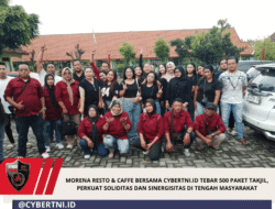 Morena Resto & Caffe Bersama CyberTNI.id Tebar 500 Paket Takjil, Perkuat Soliditas dan Sinergisitas Di Tengah Masyarakat