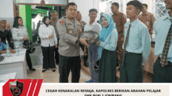Cegah Kenakalan Remaja, Kapolres Berikan Arahan Pelajar SMK PGRI 1 Jombang