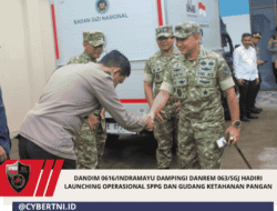 Dandim 0616/Indramayu Dampingi Danrem 063/SGJ Hadiri Launching Operasional SPPG dan Gudang Ketahanan Pangan