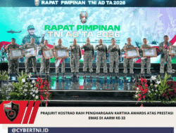 Prajurit Kostrad Raih Penghargaan Kartika Awards Atas Prestasi Emas Di AARM Ke-33