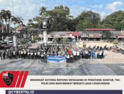 Semangat Gotong Royong Menggema di Pematang Siantar, TNI–Polri Dan Masyarakat Bersatu Jaga Lingkungan