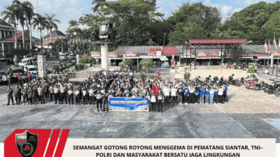 Semangat Gotong Royong Menggema di Pematang Siantar, TNI–Polri Dan Masyarakat Bersatu Jaga Lingkungan