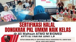 Ketua Umum APKLI-P: Sertifikasi Halal Dongkrak PKL UMKM Naik Kelas, Maju Dan Unggul