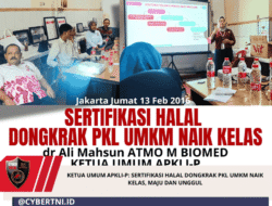 Ketua Umum APKLI-P: Sertifikasi Halal Dongkrak PKL UMKM Naik Kelas, Maju Dan Unggul