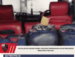Polda Jatim Ungkap Mobil Panther Pemindahan Solar Bersubsidi Berulang Tiga Kali