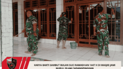 KARYA BAKTI SAMBUT BULAN SUCI RAMADHAN 1447 H DI MASJID JAMI NURUL ISLAM CADANGPINGGAN