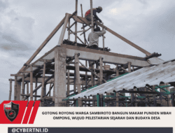 Gotong Royong Warga Sambiroto Bangun Makam Punden Mbah Ompong, Wujud Pelestarian Sejarah Dan Budaya Desa