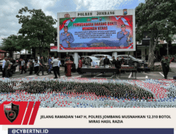 Jelang Ramadan 1447 H, Polres Jombang Musnahkan 12.310 Botol Miras Hasil Razia