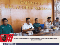 Kepala Desa Nambakor Mediasi Warga Pengelola Lahan Dengan PT Garam Sumenep