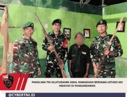 Panglima TNI Silaturahmi Awal Ramadhan Bersama Ustadz Adi Hidayat Di Pangandaran