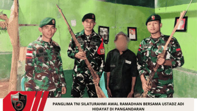 Panglima TNI Silaturahmi Awal Ramadhan Bersama Ustadz Adi Hidayat Di Pangandaran