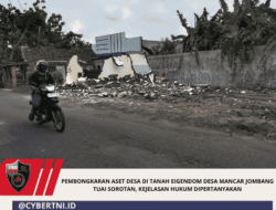 Pembongkaran Aset Desa Di Tanah Eigendom Desa Mancar Jombang Tuai Sorotan, Kejelasan Hukum Dipertanyakan
