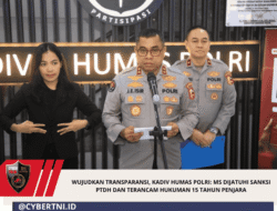 Wujudkan Transparansi, Kadiv Humas Polri: MS Dijatuhi Sanksi PTDH Dan Terancam Hukuman 15 Tahun Penjara