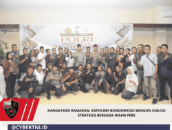 Hangatkan Ramadan, Kapolres Bondowoso Bangun Dialog Strategis Bersama Insan Pers