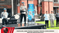 Pimpin Apel Kabid Propam Tegaskan Personil Sosialisasikan Barcode Pengaduan Polri