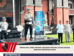 Pimpin Apel Kabid Propam Tegaskan Personil Sosialisasikan Barcode Pengaduan Polri