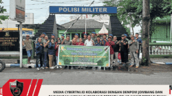 Media CyberTNI.id Kolaborasi Dengan DENPOM Jombang Dan Paguyuban Jurnalis Jombang Bersatu Gelar Jumat Berbagi Takjil