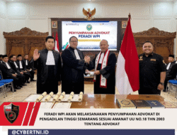 FERADI WPI Akan Melaksanakan Penyumpahan Advokat Di Pengadilan Tinggi Semarang Sesuai Amanat UU No.18 thn 2003 Tentang Advokat