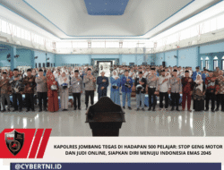 Kapolres Jombang Tegas di Hadapan 500 Pelajar: Stop Geng Motor dan Judi Online, Siapkan Diri Menuju Indonesia Emas 2045