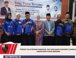 Pererat Silaturahmi Ramadan, PAC dan Kader Demokrat Jombang Hadiri Buka Puasa Bersama