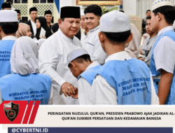 Peringatan Nuzulul Qur’an, Presiden Prabowo Ajak Jadikan Al-Qur’an Sumber Persatuan dan Kedamaian Bangsa