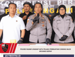 Polres Ngawi Ungkap Satu Pelaku Perbuatan Curang Sales Aplikasi Gopay