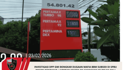 Investigasi DPP GWI Bongkar Dugaan Mafia BBM Subsidi Di SPBU Renon Denpasar, Laporan Segera Dilayangkan Ke Polda Bali