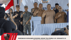 Peresmian Monumen Jenderal Besar TNI (Purn) H.M. Soeharto di Brigif 6 Divif 2 Kostrad