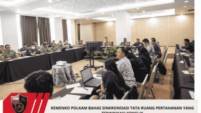 Kemenko Polkam Bahas Sinkronisasi Tata Ruang Pertahanan Yang Terindikasi Konflik