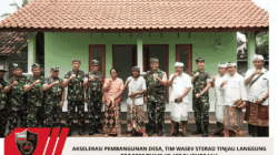 Akselerasi Pembangunan Desa, Tim Wasev Sterad Tinjau Langsung Progres TMMD Ke-127 Di Jembrana