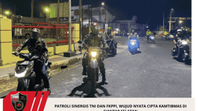 Patroli Sinergis TNI dan FKPPI, Wujud Nyata Cipta Kamtibmas di Siantar Selatan