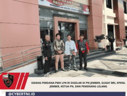 Sidang Perdana PMH LPK-RI Digelar Di PN Jember, Gugat BRI, KPKNL Jember, Ketua PN, Dan Pemenang Lelang