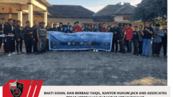 Bakti Sosial Dan Berbagi Takjil, Kantor Hukum Jack And Associates Tebar Kepedulian Di Bandar Kedungmulyo