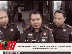 Kejari Ponorogo Tangkap Buron Kasus Korupsi BRI Pasar Pon Di Jalan Raya Ponorogo-Pacitan