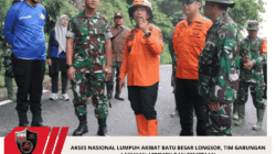 Akses Nasional Lumpuh Akibat Batu Besar Longsor, Tim Gabungan Lakukan Asesmen Dan Pemetaan
