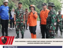 Akses Nasional Lumpuh Akibat Batu Besar Longsor, Tim Gabungan Lakukan Asesmen Dan Pemetaan