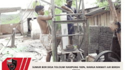 Sumur Bor Desa Tolouwi Rampung 100%, Warga Nikmati Air Bersih Segar