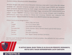 15 Aktivis Bakal Buka Tenda di Alun-alun Pendopo Indramayu, Kritisi Satu Tahun Kepemimpinan Lucky-Saefudin