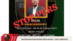 PENGUMUMAN RESMI REDAKSI MEDIA ONLINE – CETAK CYBERTNI.ID