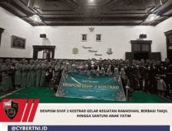 Denpom Divif 2 Kostrad Gelar Kegiatan Ramadhan, Berbagi Takjil hingga Santuni Anak Yatim
